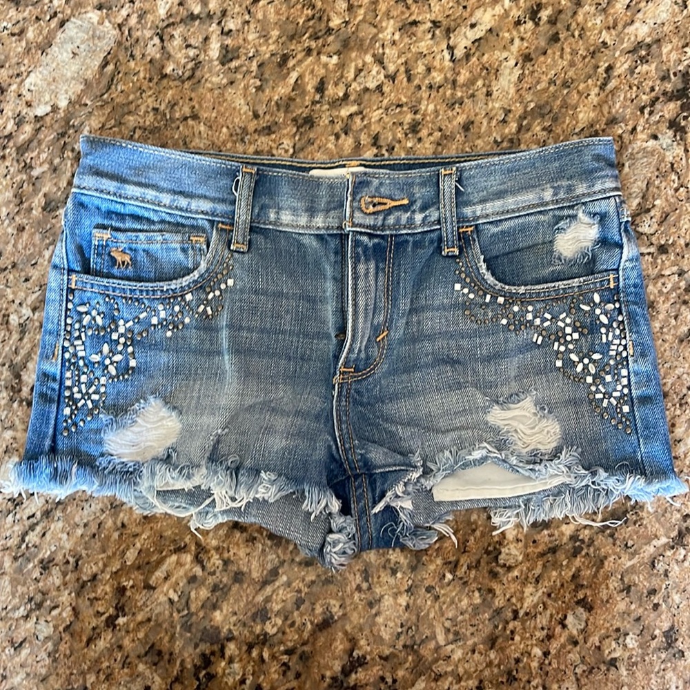 Abercrombie kids denim shorts